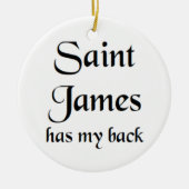 saint james keramisch ornament (Voorkant)