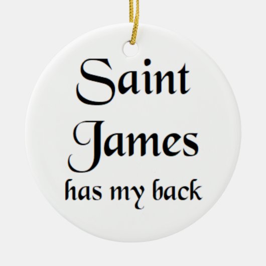 saint james keramisch ornament (Voorkant)
