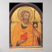 Saint James Major - Simone Martini Fine Art Poster