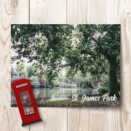 Saint James Park in Londen Briefkaart