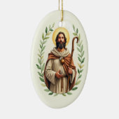Saint James the Greater God's Peace and Blessings Keramisch Ornament (Rechts)