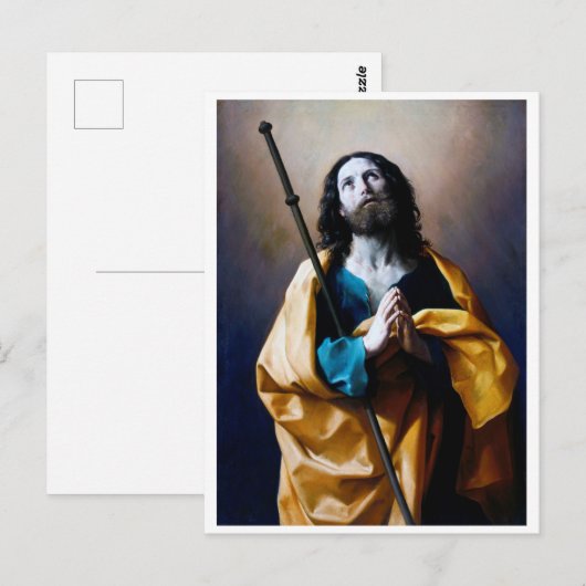 Saint James the Greater, Guido Reni Briefkaart (Voorkant / Achterkant)