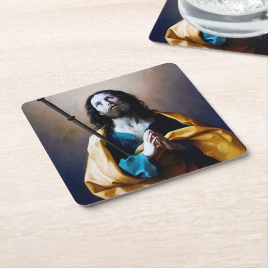 Saint James the Greater, Guido Reni Kartonnen Onderzetters (Schuin)