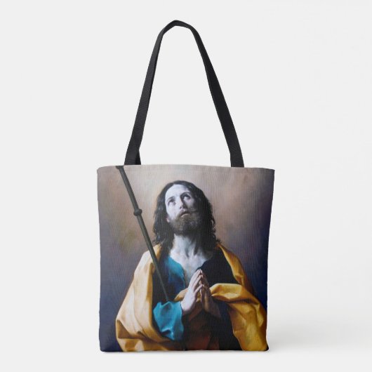 Saint James the Greater, Guido Reni Tote Bag (Achterkant)