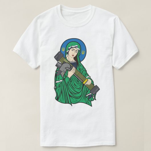 Saint Javelin - Oekraïne-oorlog. Slava Ukraine! T-shirt (Design voorkant)