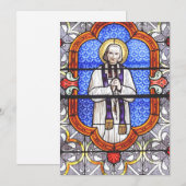 Saint Jean Baptiste Marie Vianney Feestdagenkaart (Voorkant / Achterkant)