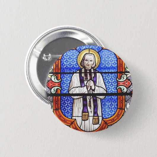 Saint Jean Baptiste Marie Vianney Ronde Button 5,7 Cm (Voorkant /achterkant)