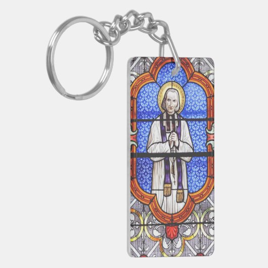 Saint Jean Baptiste Marie Vianney Sleutelhanger (Voorkant Links)