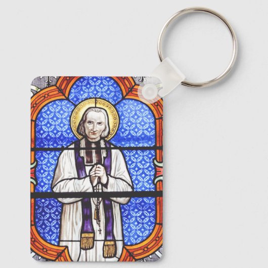 Saint Jean Baptiste Marie Vianney Sleutelhanger (Achterkant)
