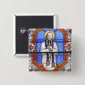 Saint Jean Baptiste Marie Vianney Vierkante Button 5,1 Cm (Voorkant /achterkant)