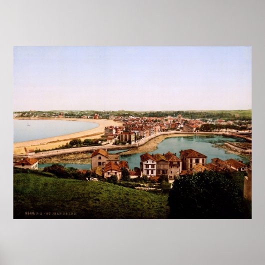Saint-Jean-de-Luz Aquitaine Frankrijk Poster (Voorkant)