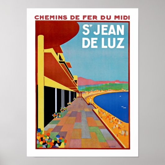 Saint Jean de Luz Poster (Voorkant)