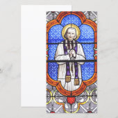 Saint Jean Vianney Premium Zielgids Kunstprint (Voorkant / Achterkant)