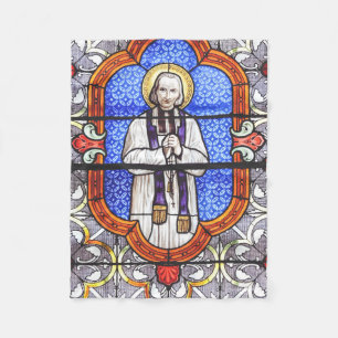 Saint Jean Vianney Premium Zielgids Kunstprint Fleece Deken