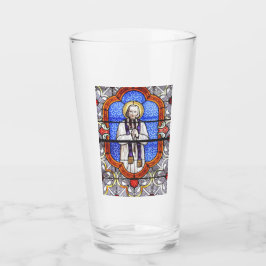 Saint Jean Vianney Premium Zielgids Kunstprint Glas