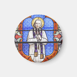 Saint Jean Vianney Premium Zielgids Kunstprint Magneet