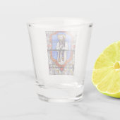 Saint Jean Vianney Premium Zielgids Kunstprint Shot Glas (Achterkant)
