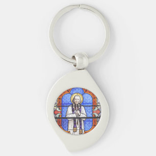 Saint Jean Vianney Premium Zielgids Kunstprint Sleutelhanger