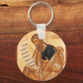 Saint Jeremiah Icon Sleutelhanger (Voorkant)