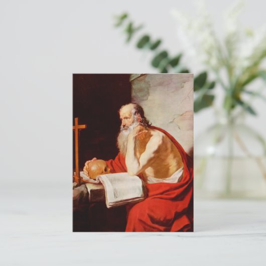 Saint Jerome Briefkaart (Staand voorkant)