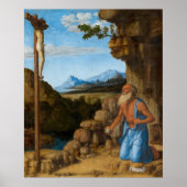 Saint Jerome - Cima da Conegliano Fine Art Poster (Voorkant)