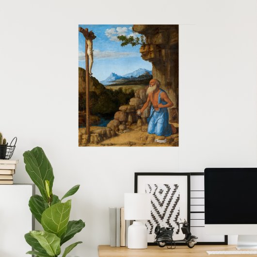 Saint Jerome - Cima da Conegliano Fine Art Poster (Thuiskantoor)