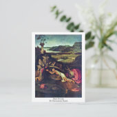 Saint Jerome. Door Hieronymus Bosch Briefkaart (Staand voorkant)