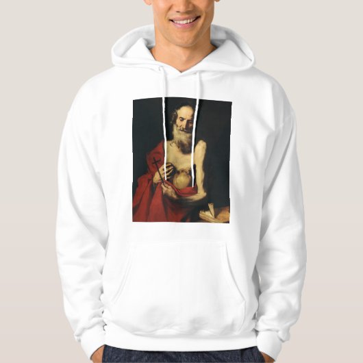 Saint Jerome door Jusepe de Ribera Hoodie (Voorkant)