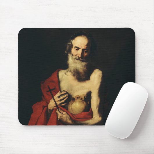 Saint Jerome door Jusepe de Ribera Muismat (Met muis)