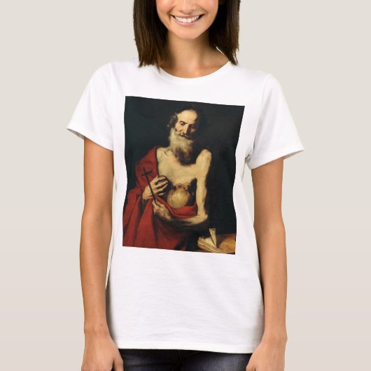 Saint Jerome door Jusepe de Ribera T-shirt (Voorkant)