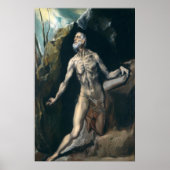 Saint Jerome - El Greco, Grieks Poster met fijne k (Voorkant)