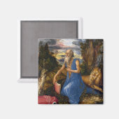 Saint Jerome in de wilde natuur door Durer Magneet (Voorkant / Achterkant)