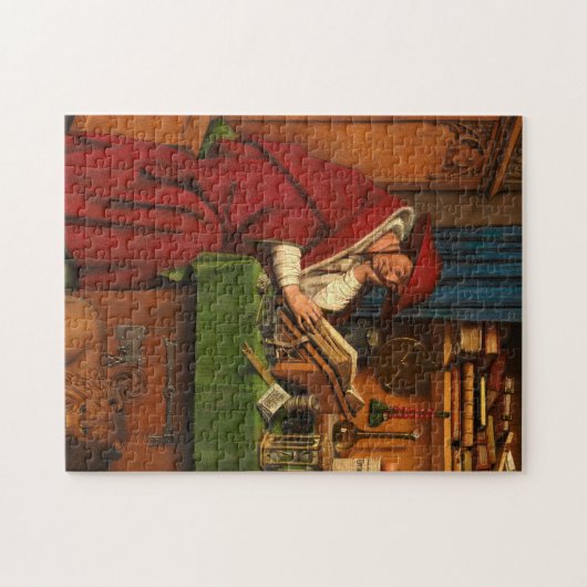 Saint Jerome in His Study, 1435 by Jan van Eyck Legpuzzel (Horizontaal)