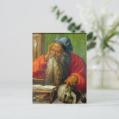 Saint Jerome in zijn studie - Albrecht Dürer Briefkaart (Staand voorkant)