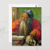 Saint Jerome in zijn studie - Albrecht Dürer Briefkaart (Voorkant / Achterkant)