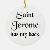 saint jerome keramisch ornament (Voorkant)