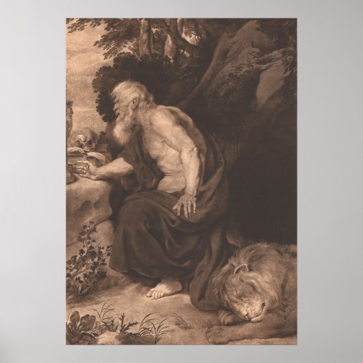 Saint Jerome Poster (Voorkant)
