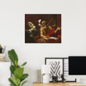 Saint Jerome - Simon Vouet Fine Art Poster (Thuiskantoor)