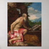Saint Jerome - Veronese Fine Art Poster (Voorkant)