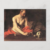Saint Jerome Writing - Caravaggio Briefkaart (Voorkant)