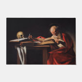 Saint Jerome Writing (door Caravaggio) Deurmat (Voorkant)