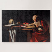 Saint Jerome Writing (door Caravaggio) Legpuzzel (Horizontaal)