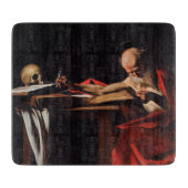 Saint Jerome Writing (door Caravaggio) Snijplank (Voorkant)