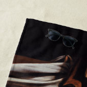 Saint Jerome Writing (door Caravaggio) Strandlaken (In situ)