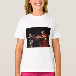 Saint Jerome Writing (door Caravaggio) T-shirt