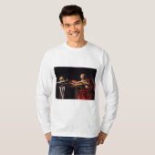 Saint Jerome Writing (door Caravaggio) T-shirt (Voorkant volledig)