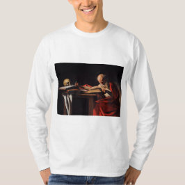 Saint Jerome Writing (door Caravaggio) T-shirt