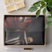 Saint Jerome Writing (door Caravaggio) Tissuepapier (Geschenk)