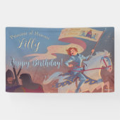 Saint Joan of Arc Banner (Customizable) (Horizontaal)