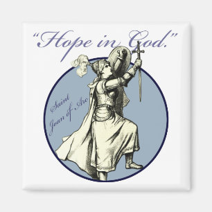 Saint Joan of Arc - Christelijk Magnet